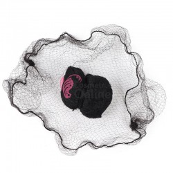 Plasa pentru cocuri, mese sau extensii, PLS007 Neagra 2 bucati